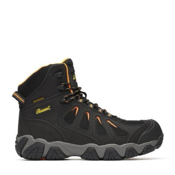 Thorogood Men's Crosstrex Series Waterproof 6" Black Safety Toe Hiker US Size 10 - Picture 3 of 15